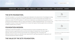 Desktop Screenshot of foundation.scte.org