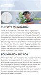 Mobile Screenshot of foundation.scte.org